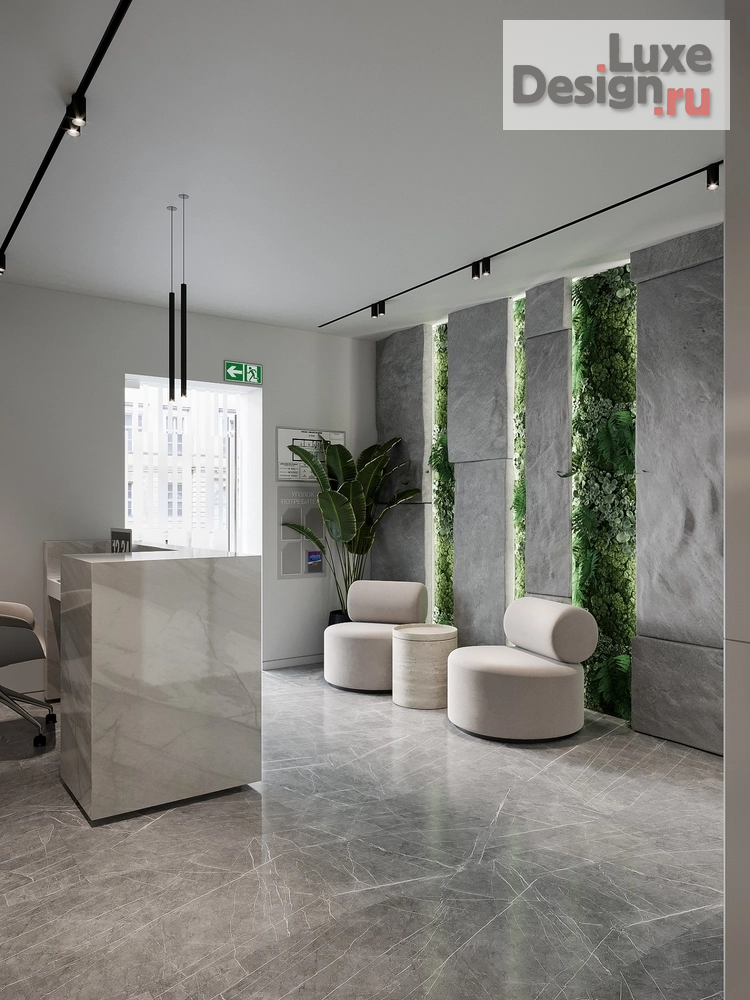 Дизайн интерьера лечебного учреждения "КЛИНИКА" (фото 4)