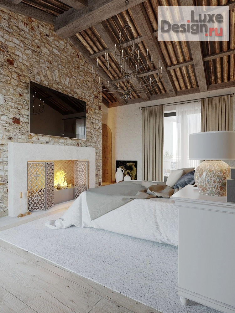 Дизайн интерьера загородного дома "ИНТРИГУЮЩИЕ ТЕКСТУРЫ" (фото 1)