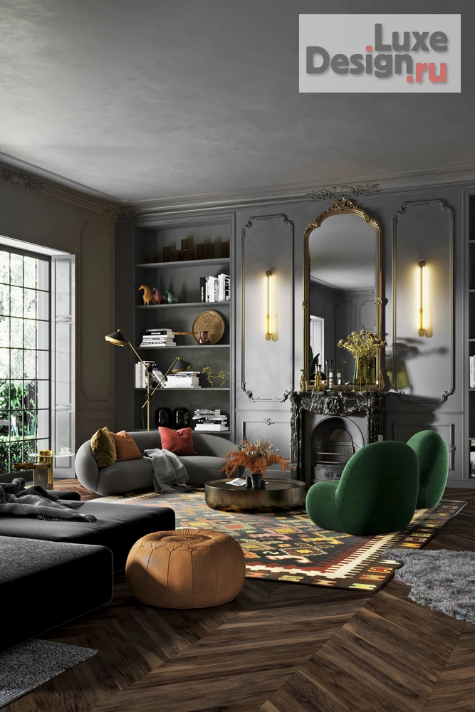 Дизайн интерьера частного дома "ИНДУСТРИАЛЬНАЯ ЭКЛЕКТИКА" (фото 3)