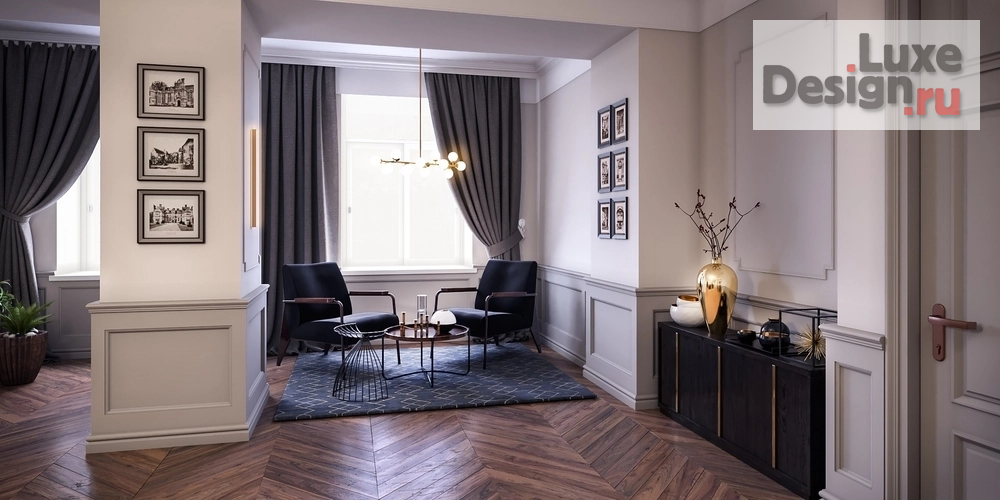 Дизайн интерьера кабинета руководителя "СИМФОНИЯ АР-ДЕКО" (фото 6)