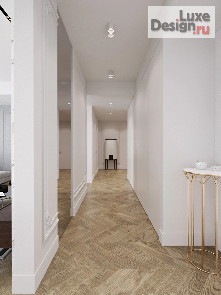 Дизайн интерьера квартиры "ЭЛЕГАНТНЫЕ КОНТРАСТЫ" (фото 6)