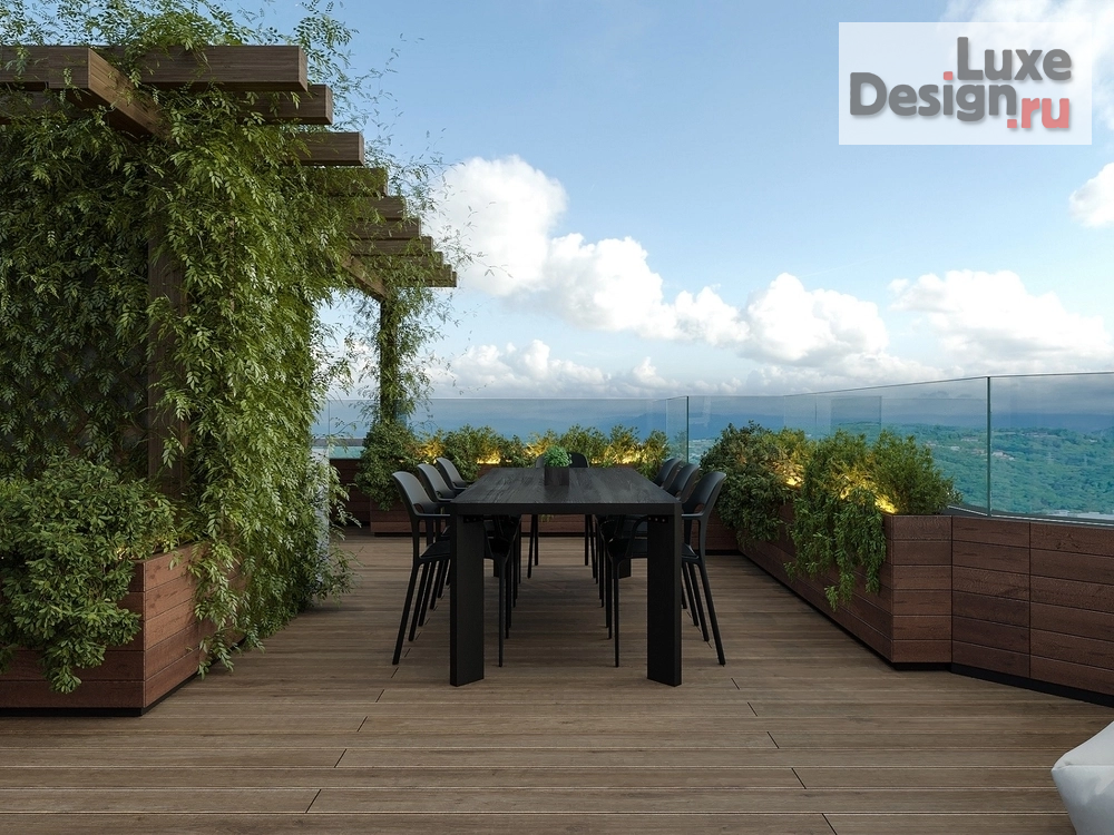 Дизайн интерьера пентхауса "ПЕНТХАУС ГОРОДСКОЙ ОАЗИС" (фото 1)