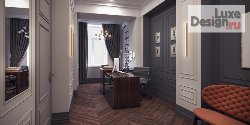 Дизайн интерьера кабинета руководителя "СИМФОНИЯ АР-ДЕКО" (фото 8)