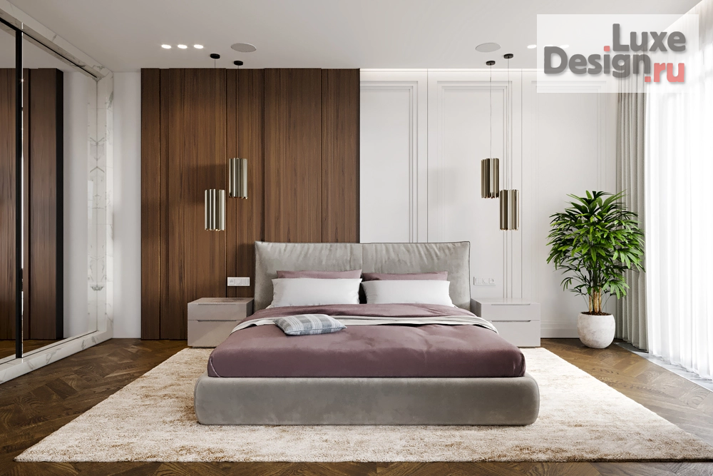 Дизайн интерьера апартаментов "ГЕОМЕТРИЯ И СИММЕТРИЯ" (фото 9)