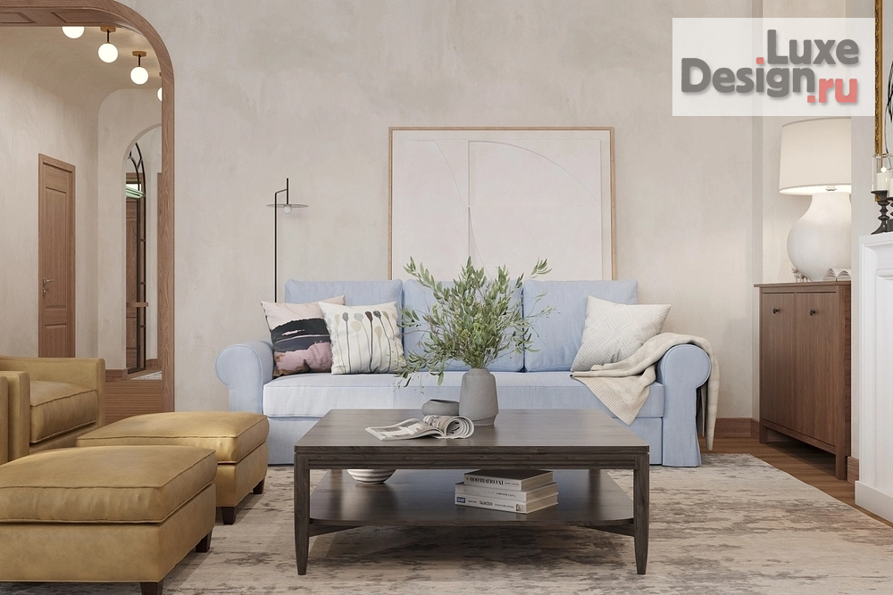 Дизайн интерьера частного дома "ХУДОЖЕСТВЕННЫЕ ЛИНИИ" (фото 8)