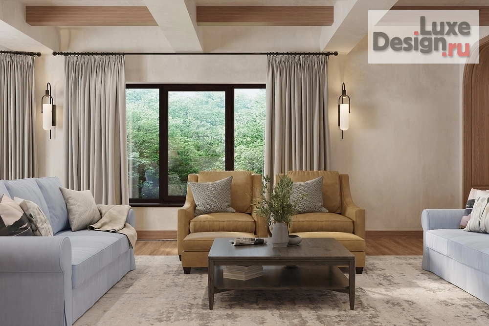 Дизайн интерьера частного дома "ХУДОЖЕСТВЕННЫЕ ЛИНИИ" (фото 9)