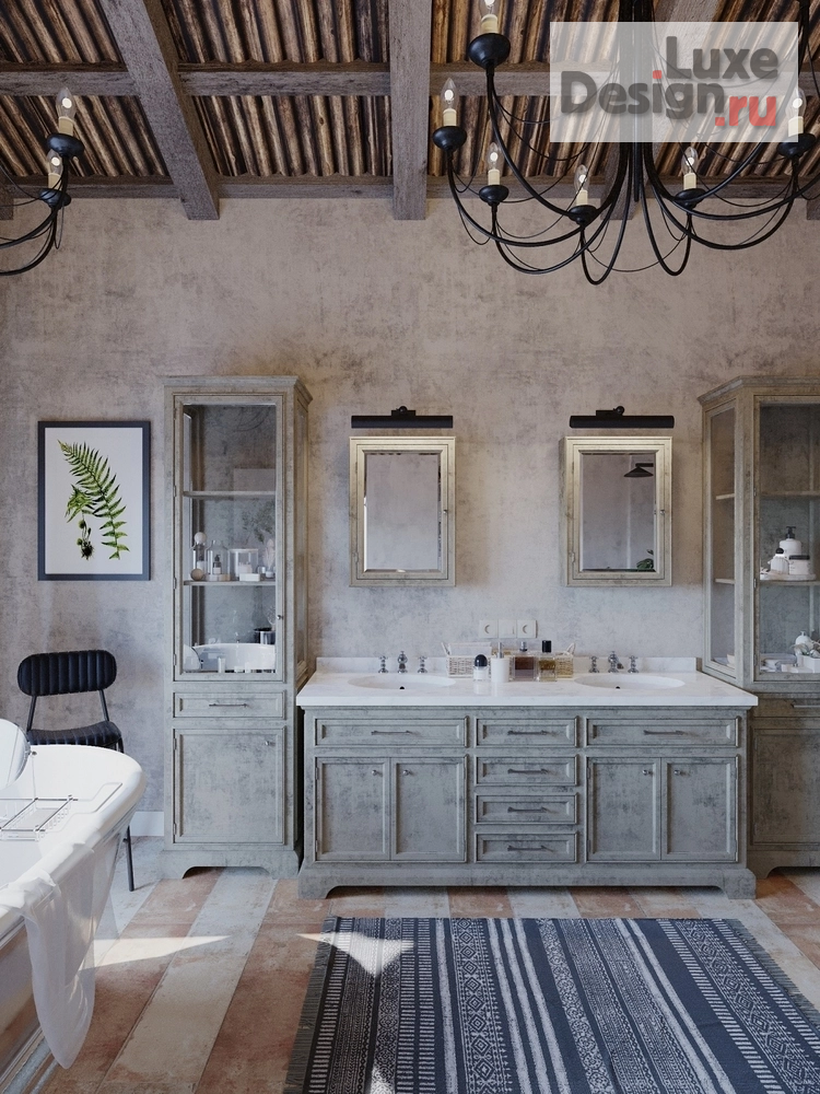 Дизайн интерьера загородного дома "ИНТРИГУЮЩИЕ ТЕКСТУРЫ" (фото 5)