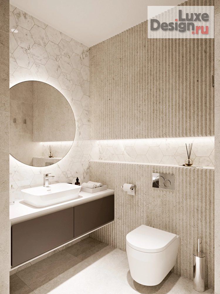 Дизайн интерьера квартиры "ЭЛЕГАНТНЫЕ КОНТРАСТЫ" (фото 25)