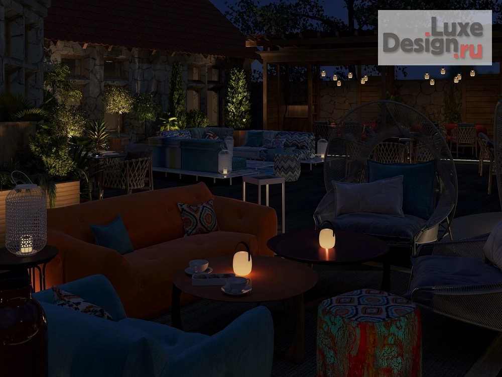 Дизайн интерьера ресторана "ТЕРРАСА РЕСТОРАНА ХАРАКС" (фото 13)