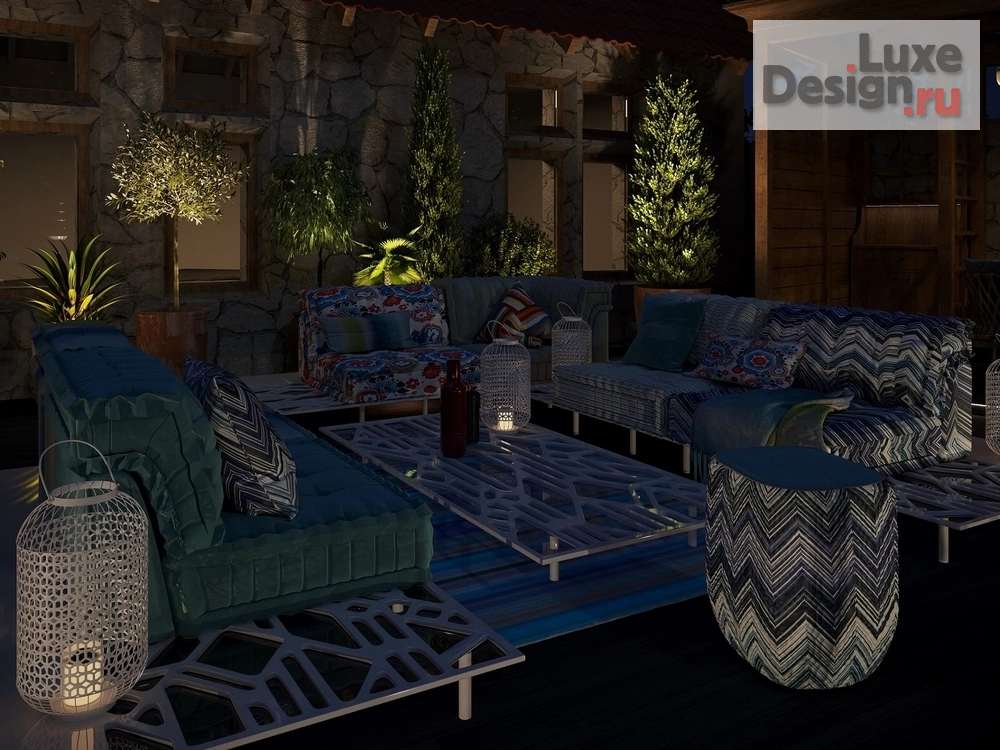 Дизайн интерьера ресторана "ТЕРРАСА РЕСТОРАНА ХАРАКС" (фото 19)