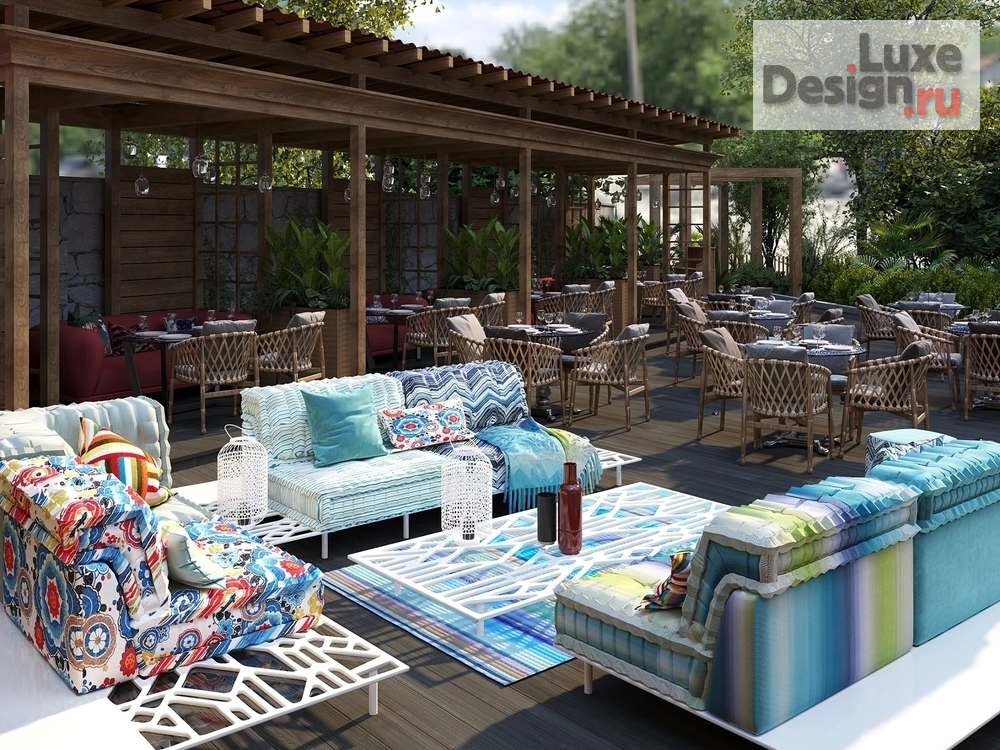 Дизайн интерьера ресторана "ТЕРРАСА РЕСТОРАНА ХАРАКС" (фото 20)