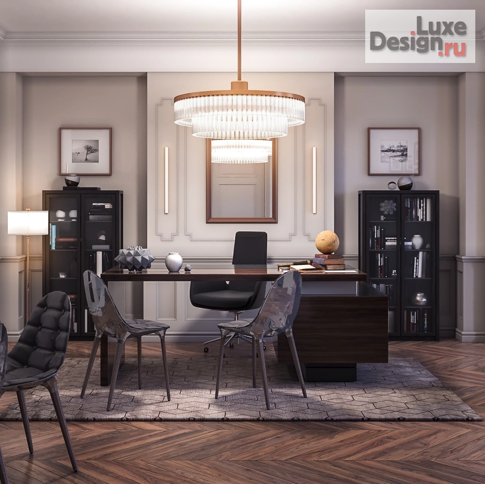 Дизайн интерьера кабинета руководителя "СИМФОНИЯ АР-ДЕКО" (фото 1)