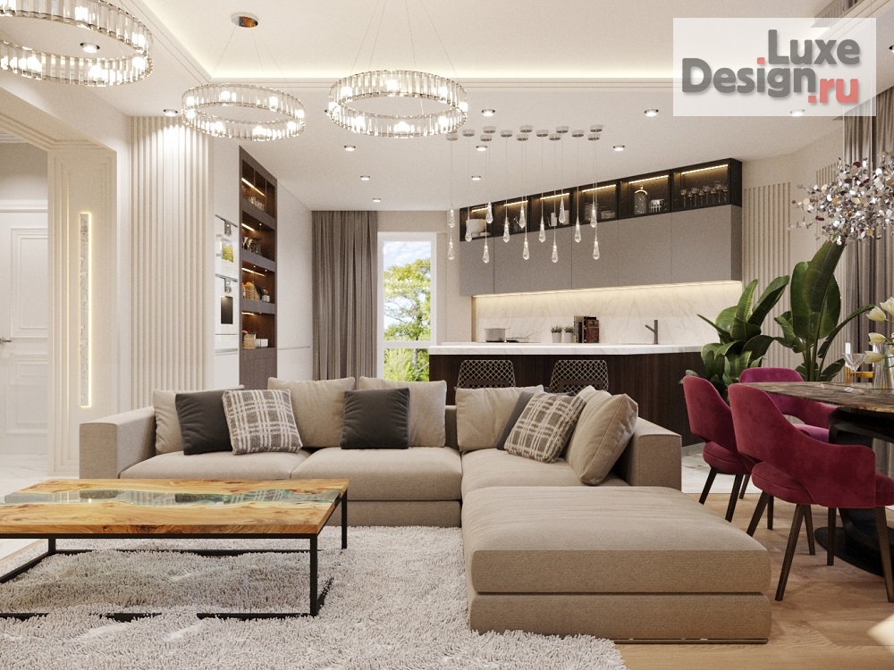 Дизайн интерьера квартиры "Двухуровневая квартира в Севастополе" (фото 3)