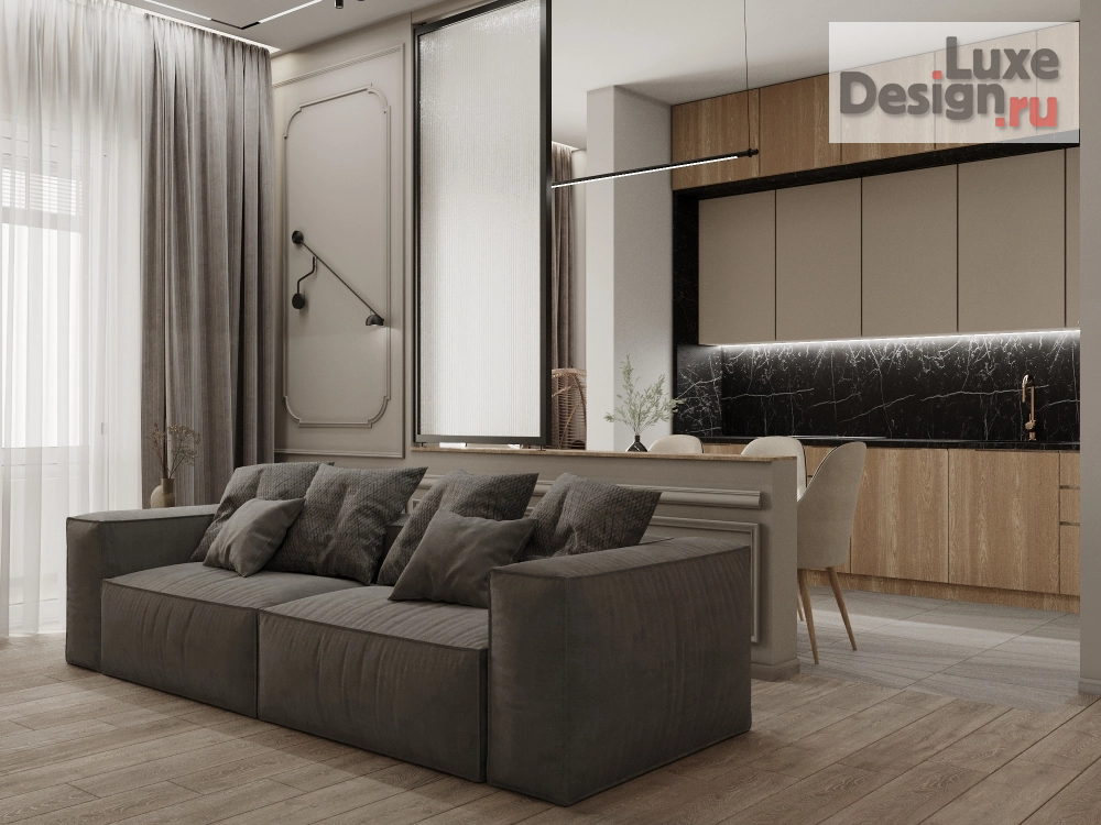 Дизайн интерьера квартиры "Квартира в ЖК Жигулина Роща" (фото 2)