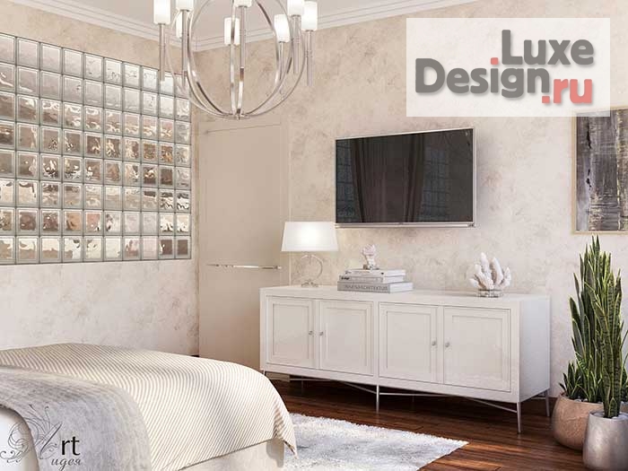 Дизайн интерьера спальни "Нежная спальня для девушки" (фото 3)