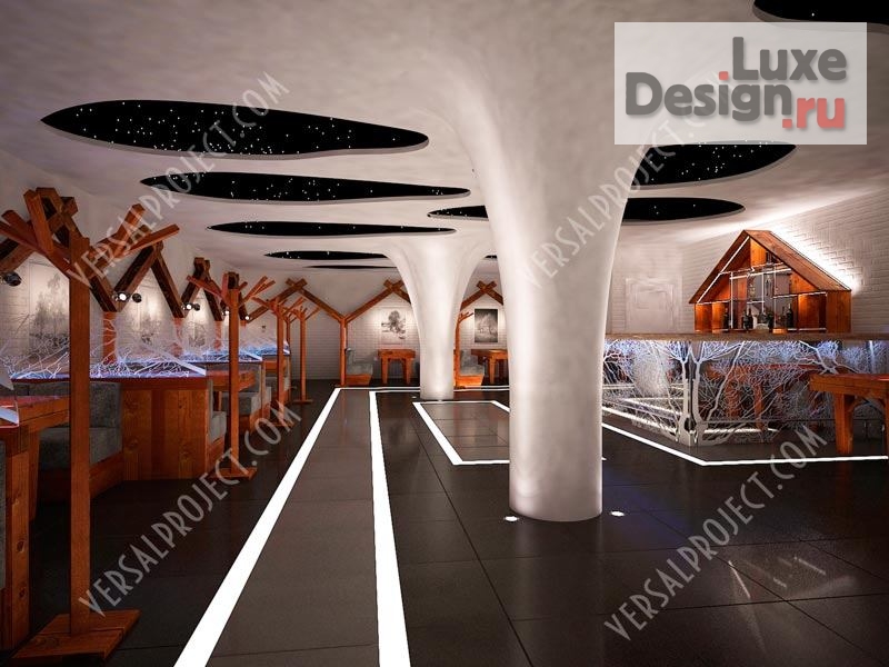 Дизайн интерьера ресторана "Проект ресторана Снег" (фото 2)