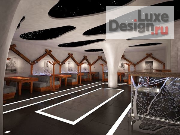 Дизайн интерьера ресторана "Проект ресторана Снег" (фото 5)