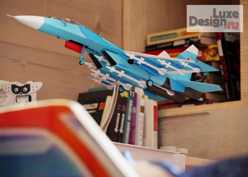 Дизайн интерьера детской "Детская в ЖК Жигулина Роща" (фото 10)