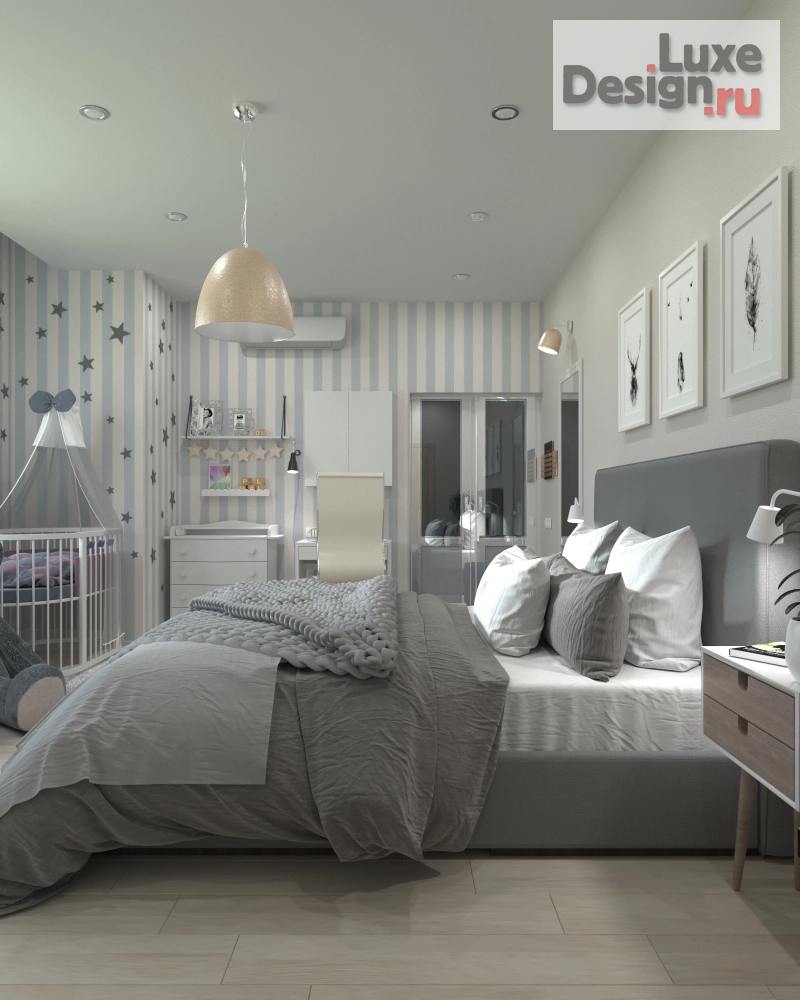 Дизайн интерьера спальни "Спальня в скандинавском стиле" (фото 4)