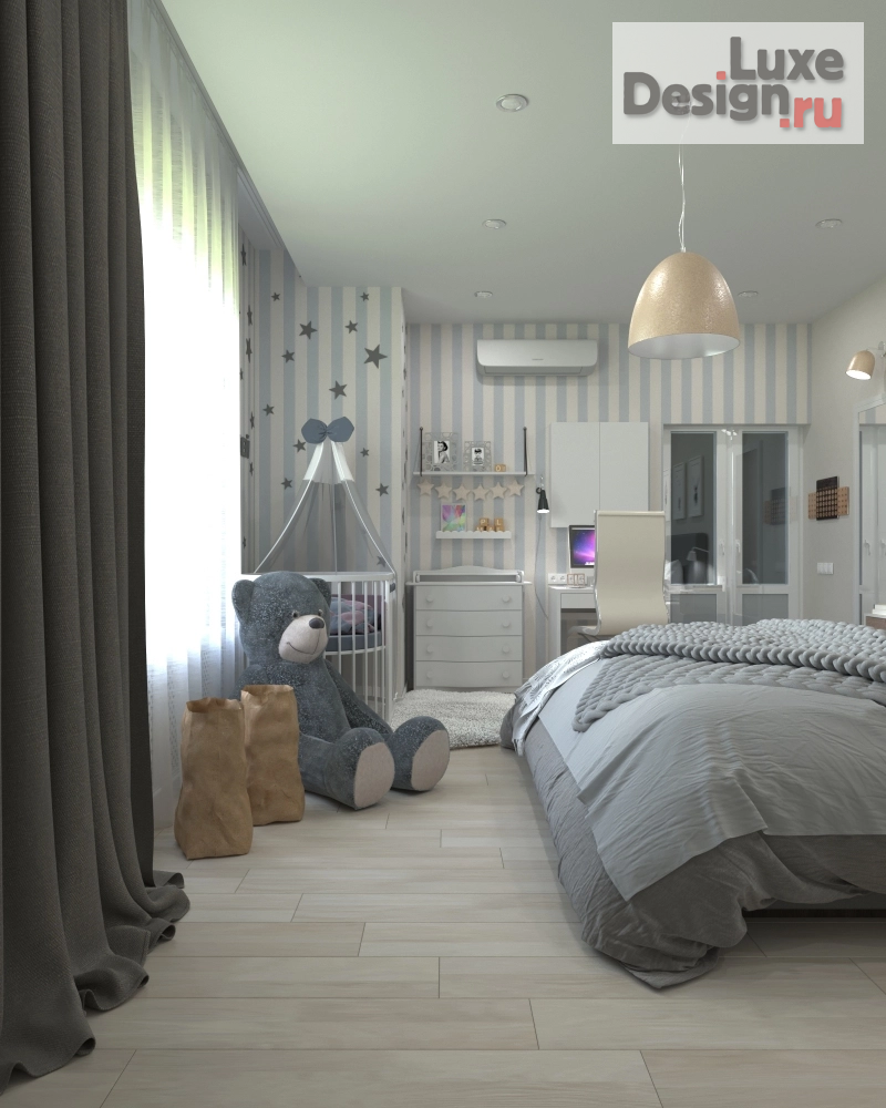 Дизайн интерьера спальни "Спальня в скандинавском стиле" (фото 5)