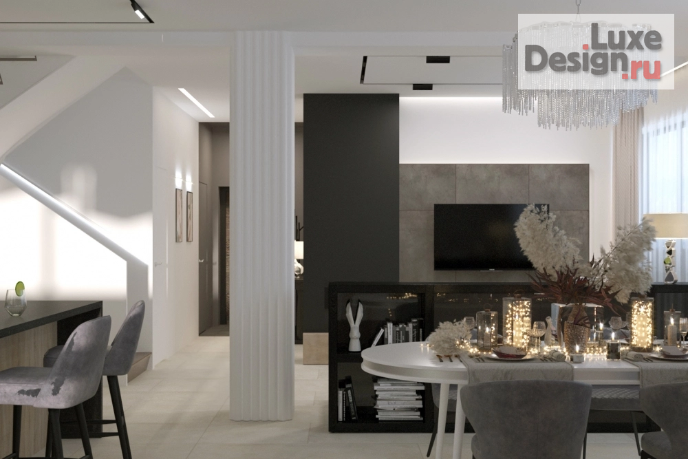 Дизайн интерьера частного дома "Стильный дом " (фото 6)