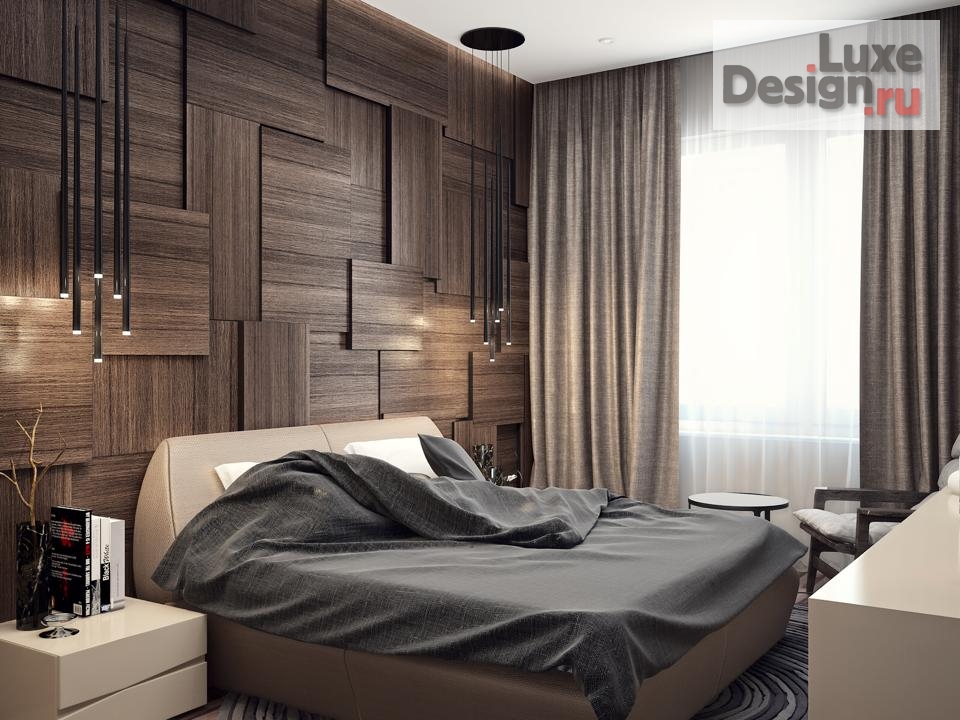 Дизайн интерьера спальни "Спальня в Москве" (фото 1)