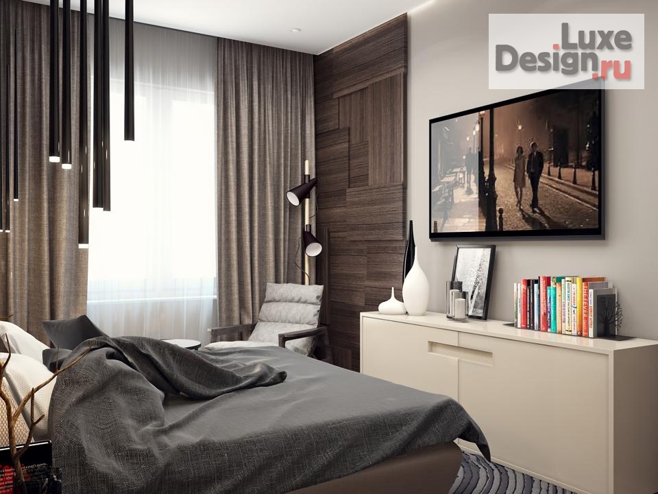 Дизайн интерьера спальни "Спальня в Москве" (фото 4)