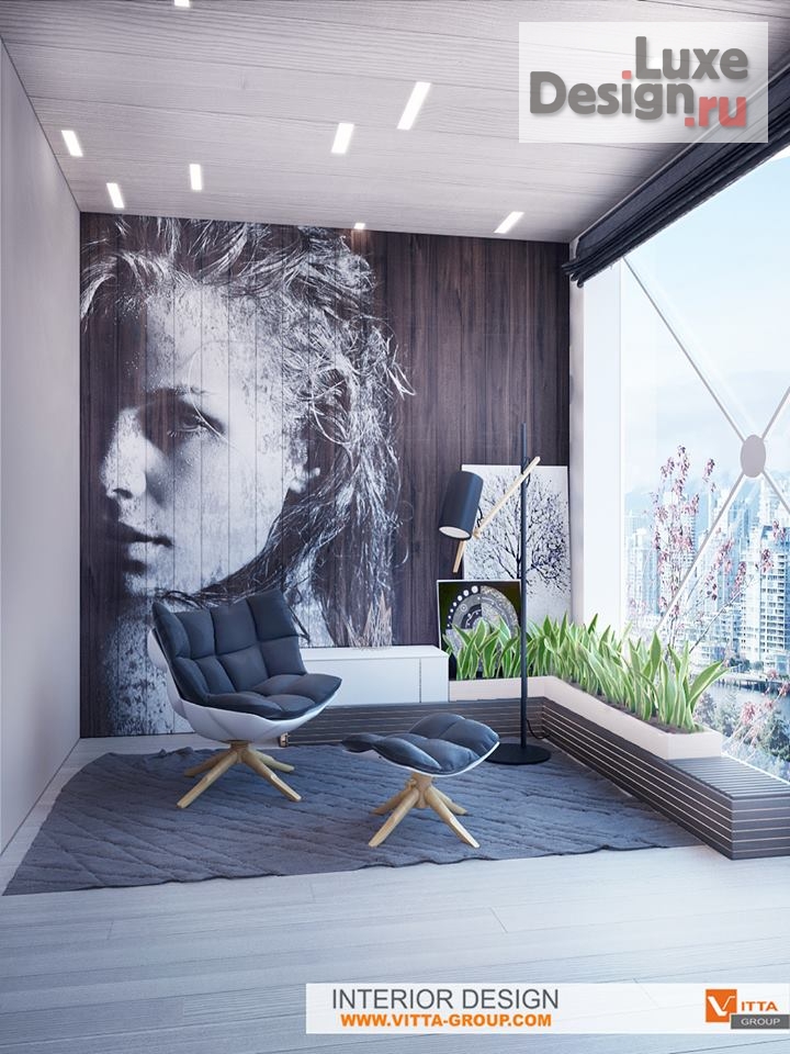 Дизайн интерьера лоджии "Woodscraper" (фото 1)