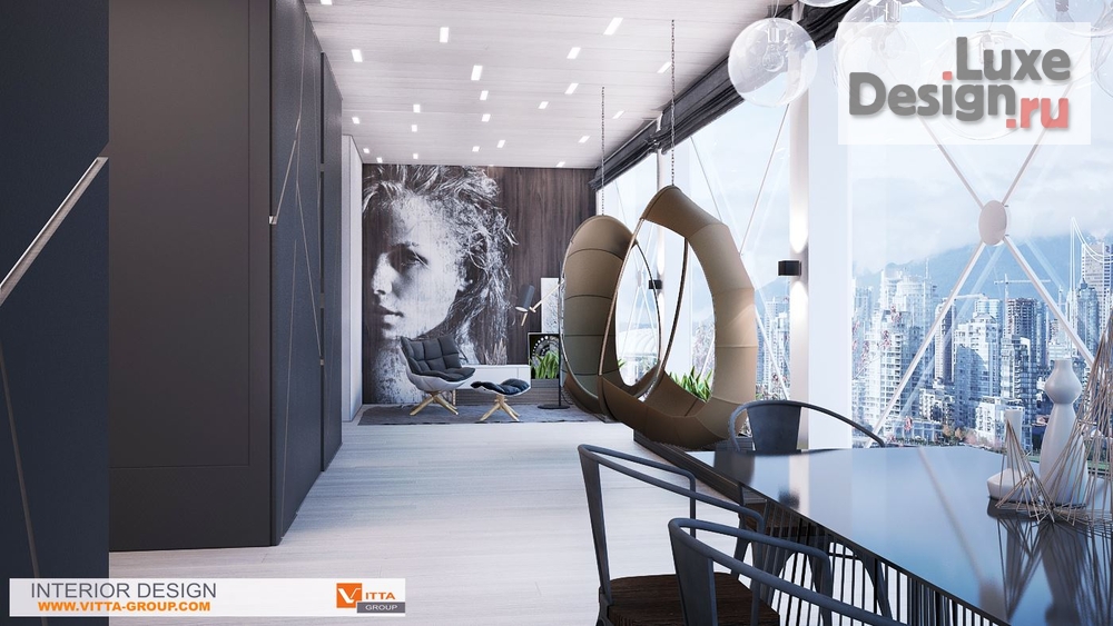 Дизайн интерьера лоджии "Woodscraper" (фото 4)
