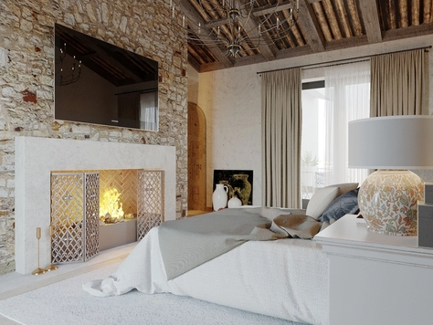 Дизайн интерьера загородного дома в Симферополе "ИНТРИГУЮЩИЕ ТЕКСТУРЫ"